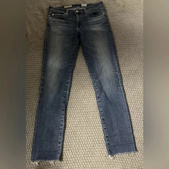 AG ADRIANO GOLDSCHMIED AGED 49 PRIMA MID-RISE CIGARETTE JEANS USA 27 - Picture 2 of 12